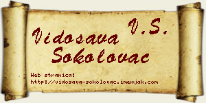 Vidosava Sokolovac vizit kartica